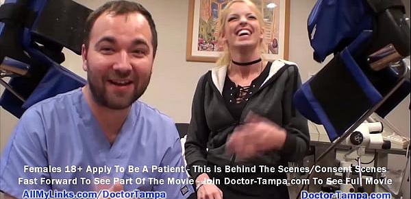  $CLOV Become Doctor Tampa While He Examines Big Tit Blonde Bella Ink For New Student Physical At GirlsGoneGyno.com